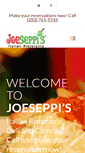 Mobile Screenshot of joeseppis.com